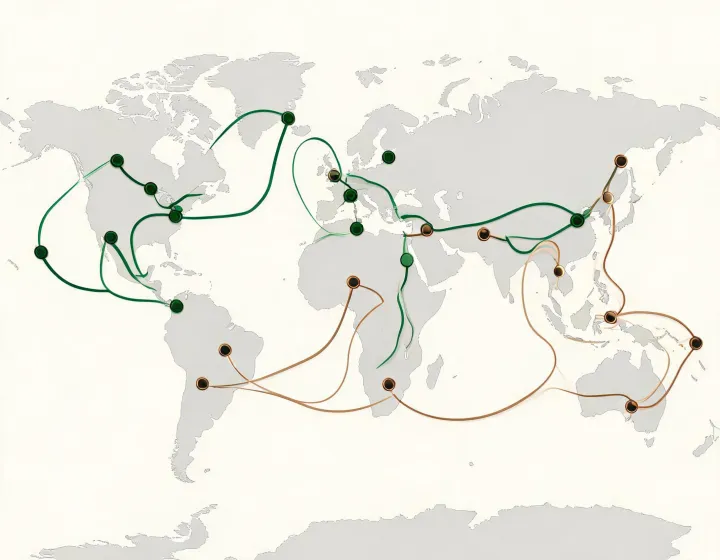 Global outdoor lighting support map
