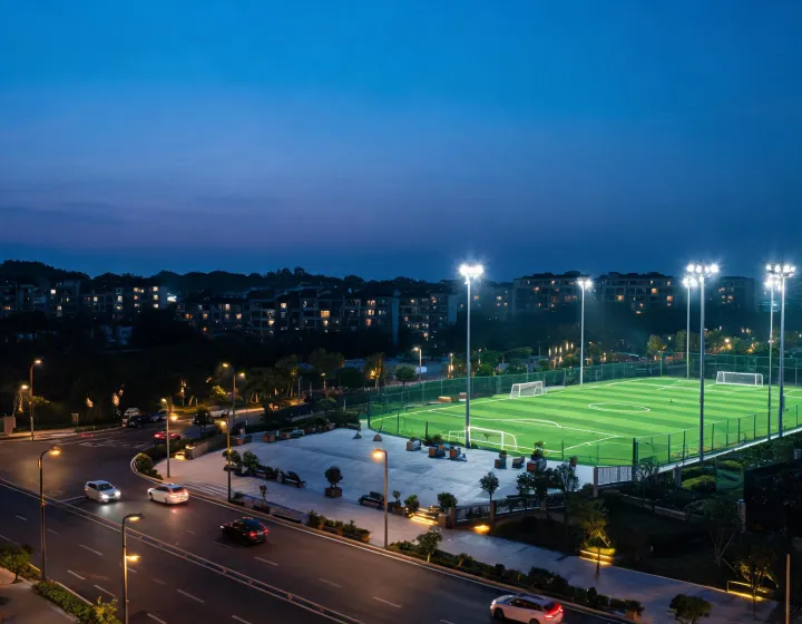 Roadway, sports and public-space lighting at night