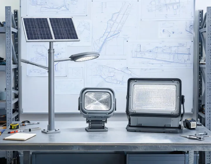 Outdoor lighting systems arranged for specification